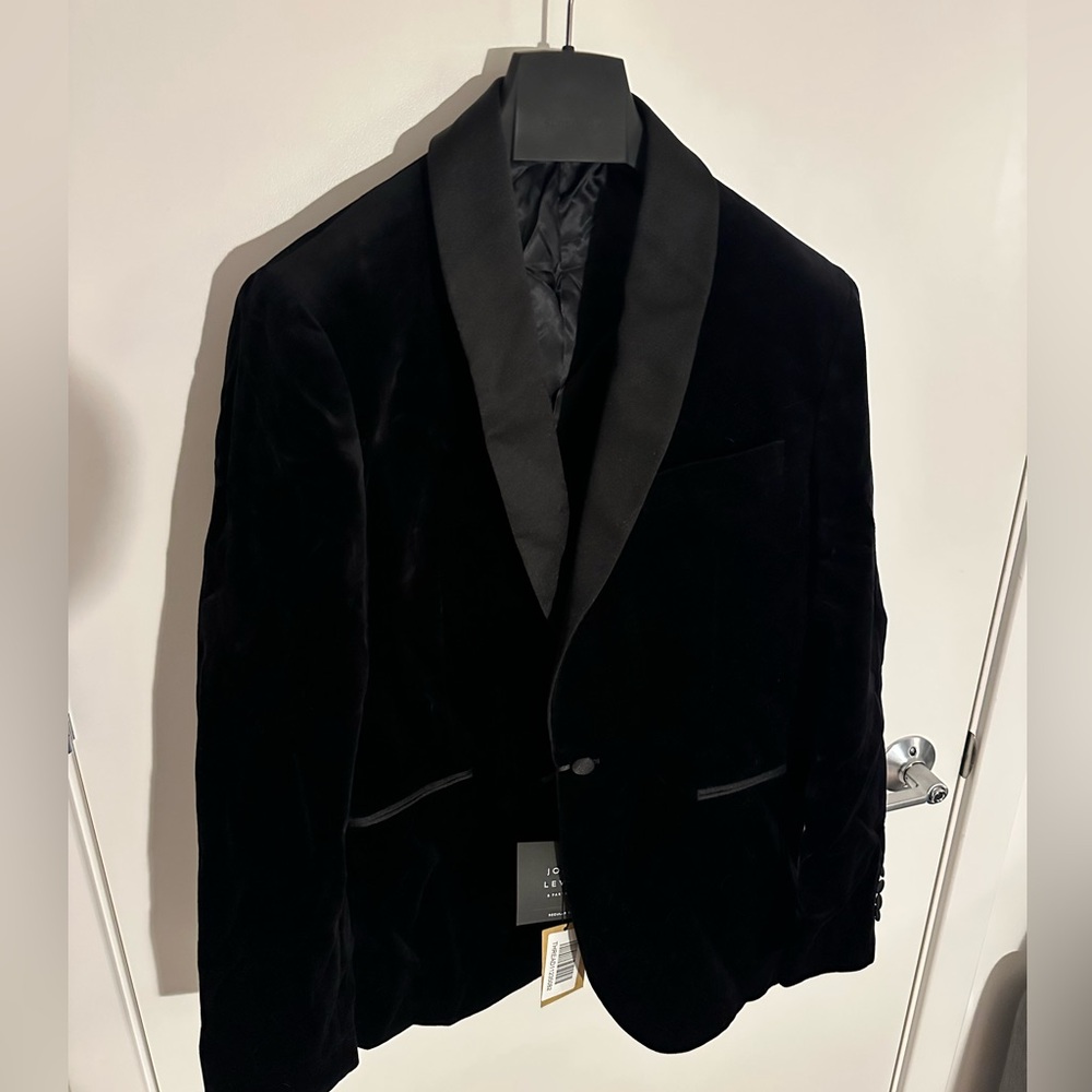 Mens Velvet Black Shawl Tuxedo John Lewis British Designer